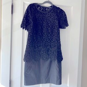 Banana Republic Black Crochet Dress